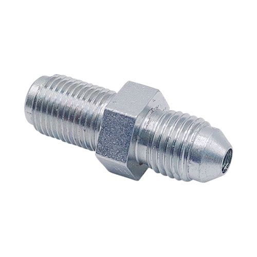 <p>Male-male adapter | 7/16-20 UNF stud (-04 JIC) | 7/16-24 UNS stud</p>