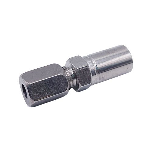 <p>Compression - stainless  | 7/16-20 UNF  |  1/4 tube  |  14mm hex</p>