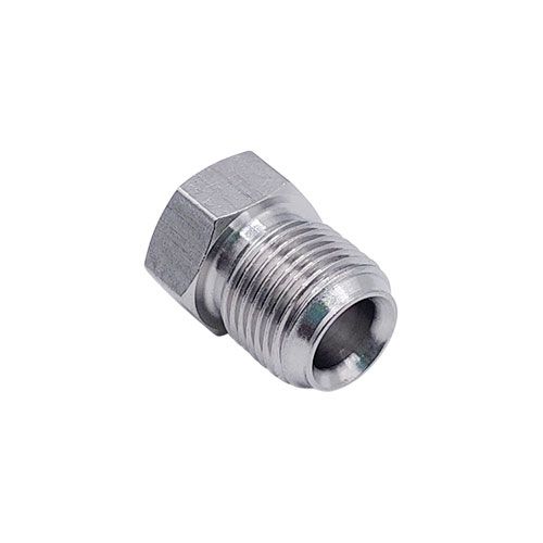 <p>Male tube nut  |  M12 x 1  | 1/4 tube size  |  stainless</p>