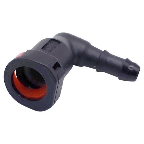 <p>Quick connect fitting  |  5/16 female to 3/8 male  |  90 deg</p>