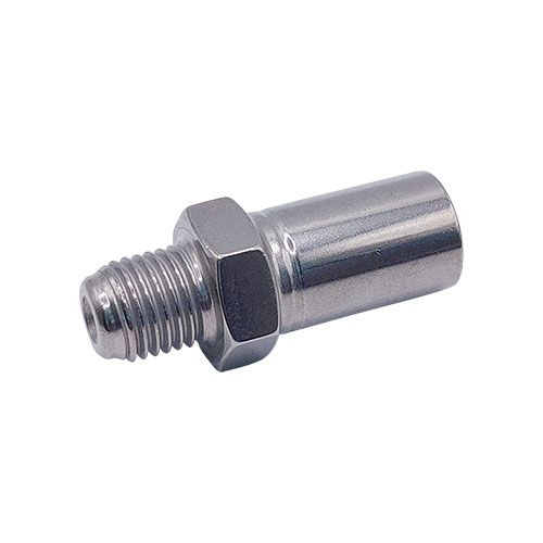 <p>Imperial male  |  7/16-20 UNF |  16mm hex  |  stainless</p>