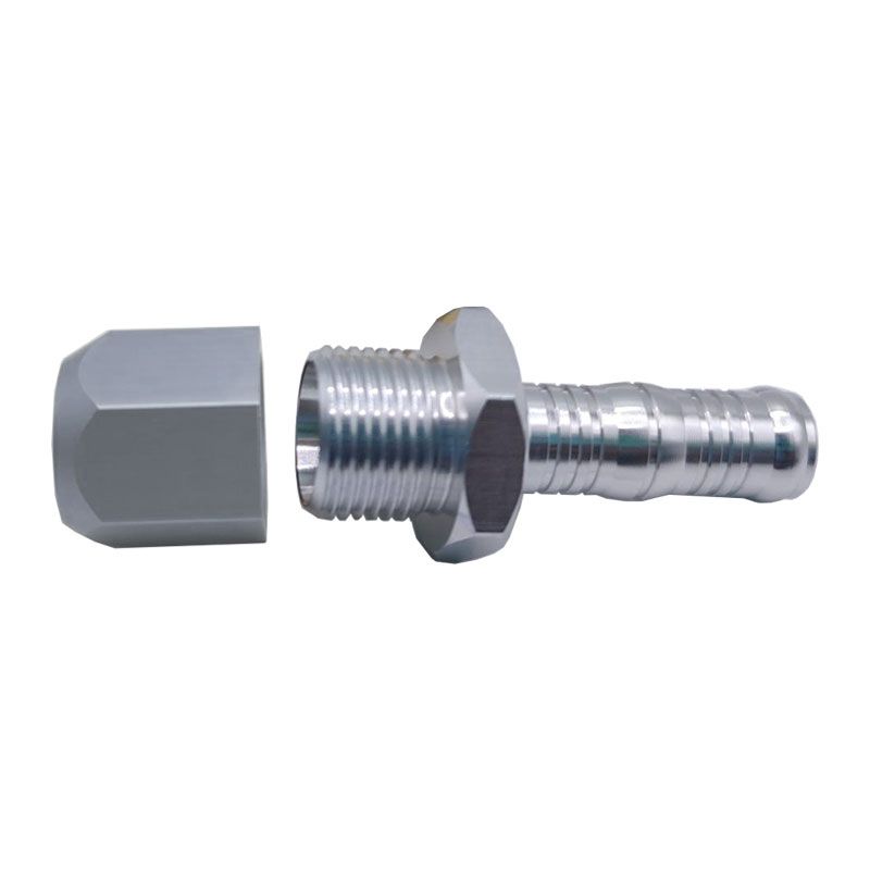 <p>Verbindungskörper für 16mm, 18mm, 19mm, 5/8 & 3/4 Rohr zu 16mm(5/8") AC Schlauch</p>